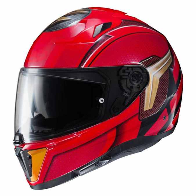 comic motorcycle helmet HJC i70 HELMET- THE FLASH DC COMICS