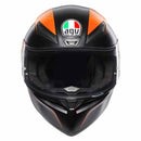 AGV K1 WARMUP- BLACK ORANGE-2