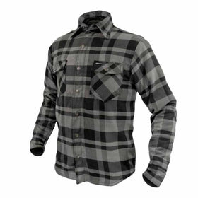 ARGON SAVAGE FLANNO JACKET- BLACK GREY