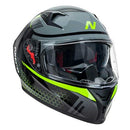 NITRO N501 HELMET- BLACK/ GREEN-1