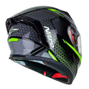 NITRO N501 HELMET- BLACK/ GREEN-3