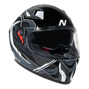 NITRO N501 FUSE HELMET- BLACK/ WHITE-1