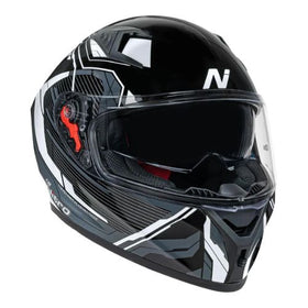 NITRO N501 FUSE HELMET- BLACK/ WHITE