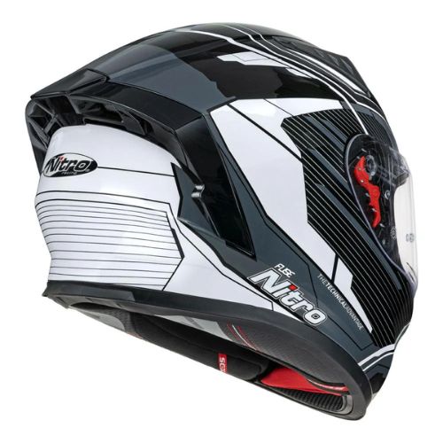 NITRO N501 FUSE HELMET- BLACK/ WHITE