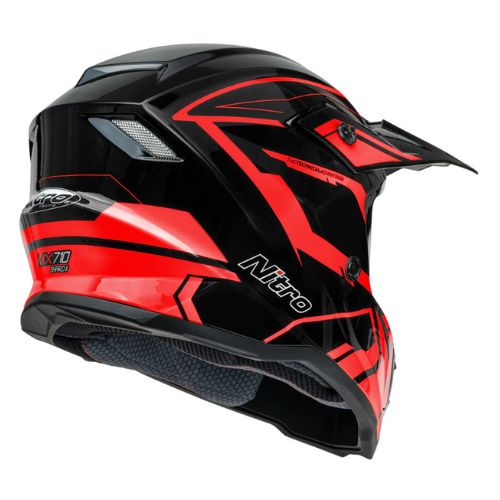 NITRO MX710 SHARD 2 YOUTH HELMET- RED/BLACK