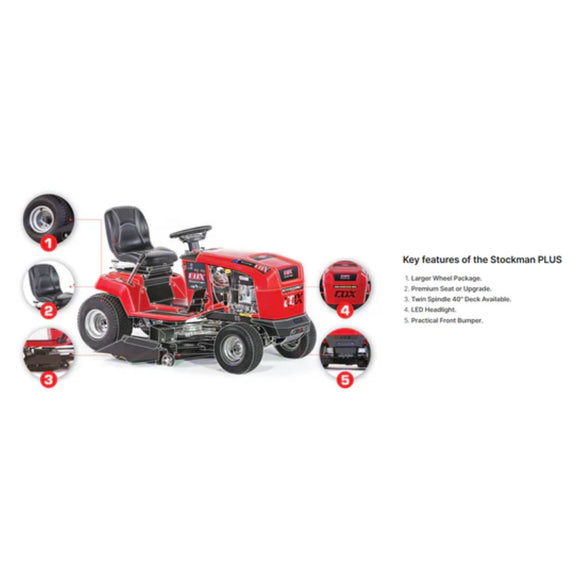 COX STOCKMAN PLUS 32” RIDE ON LAWN MOWER