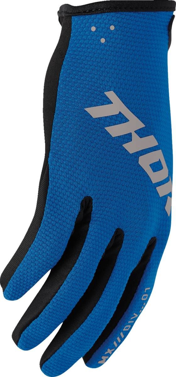 THOR 2026 YOUTH RIDEMODE STATIC GLOVES- BLUE