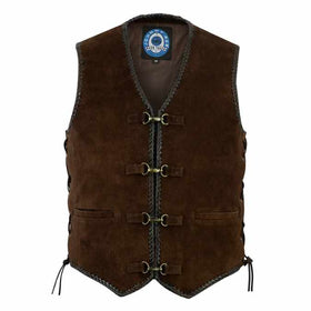 JOHNNY REB MENS GILLIES SUEDE VEST - 0