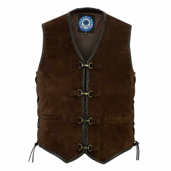 JOHNNY REB MENS GILLIES SUEDE VEST