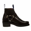 JOHNNY REB MENS CLASSIC SHORT BOOTS- BLACK-2