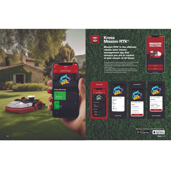 KRESS RTKn KR172E.1 ROBOTIC LAWN MOWER