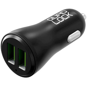 QUAD LOCK DUAL USB 12V CAR/MOTORCYCLE CHARGER