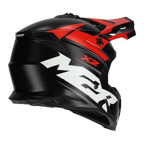M2R X2 CHARGER PC-1F MATTE RED HELMET