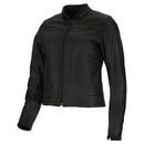 ARGON ABYSS PERFORATED WOMENS LEATHER JACKET- BLACK-1