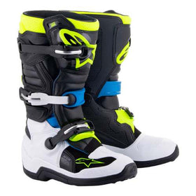 ALPINESTARS TECH 7S YOUTH MX BOOTS BLUE/ WHITE