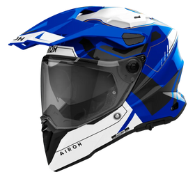 AIROH COMMANDER 2 REVEAL ADVENTURE HELMET- GLOSS BLUE