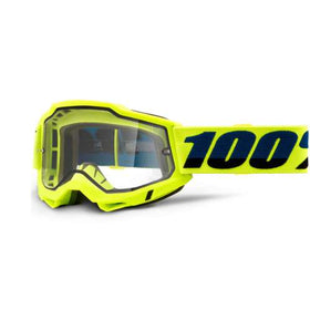 100% ACCURI 2 ENDURO GOGGLE – YELLOW CLEAR LENS