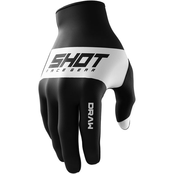 SHOT RACE GEAR DRAW SKY KIDS GLOVES- BLACK