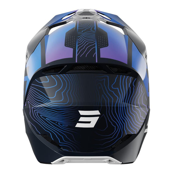 SHOT YOUTH FURIOUS APEX GLOSSY HELMET - BLUE
