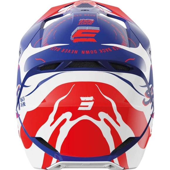 SHOT YOUTH FURIOUS HELMET- BLUE RED