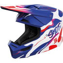 SHOT YOUTH FURIOUS HELMET- BLUE RED-1