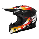 SHOT PULSE X-TREME KIDS GLOSSY HELMET – ORANGE RED-1