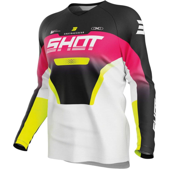 SHOT KIDS JERSEY DRAW STRUCK PINK