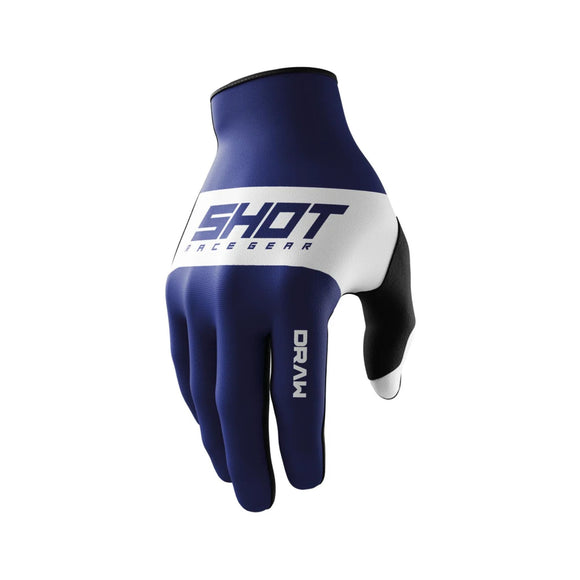 SHOT RACE GEAR DRAW SKY KIDS GLOVES- BLUE