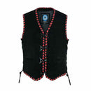 JOHNNY REB SPRINGBROOKE SUEDE VEST-BLACK-3