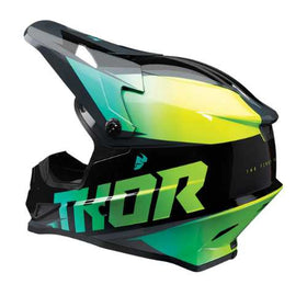 THOR SECTOR FADER HELMET - ACID TEAL - 0